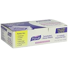 Purell 9022-10 Sanitizing Hand Wipes, 1000-Count (10 Cases of 100)