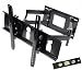 GSI High Grade Sturdy Steel Articulating Full-Motion Dual Arm Wall TV Mount with Tilt and Swivel Functions - for Plasma/LCD/LED/TV/DVD/Combo/Blu-Ray Flat-Panel Monitors/Screens/Displays, Mounting Brackets Fits 32-Inch to 55-Inch Screens GSI High Grade Sturdy Steel Articulating Full-Motion Dual Arm Wall TV Mount with Tilt and Swivel Functions - for Plasma/LCD/LED/TV/DVD/Combo/Blu-Ray Flat-Panel Monitors/Screens/Displays, Mounting Brackets Fits 32-Inch to 55-Inch Screens