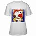 Women's White T-Shirt of Snoopy Crying Pop Art
