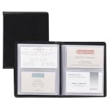 Cardinal Brands, Inc / Card Holder,Business,48-Card Cap,5-3/8x4-3/8,Vinyl,Black / Mfg Part # 768610