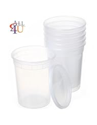 From Amazon.com. Click for details:
 Kitchen: All 4 you Containers w/ Lids 32 oz (24) - pactiv made for All 4 you Kitchen: All 4 you Containers w/ Lids 32 oz (24) - pactiv made for All 4 you