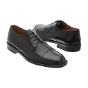 Bostonian Men's Marco Oxford, Black Calf/Deerskin, 7 M