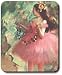 Degas - Dancer in Rose Dress - Mouse Pad