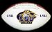LSU Tigers Official Size Synthetic Leather Autograph Football