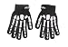 Sports : Emily The Strange Handschuhe Emily Skeleton Gloves, schwarz, one size