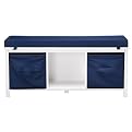 Circo Kids Storage Bench - White (37Hx8Dx17.25W")