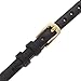 Hadley-Roma Women's 6mm Leather Watch Strap, Color:Black (Model: LSL702RA 060)