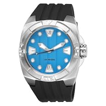 Body Glove Men's 60033 Ripyl Cyan Blue Dial Diver Watch