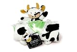 E-I-E-I-O Collection Blanket & Rattle Set (Cow)