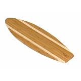 Island Bamboo SRF23 Solana Surf Board Cutting Board, 23-Inch by 7.5-Inch by Island Bamboo