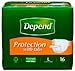 Depend Protection with Tabs, [Large], Maximum Absorbency, 16-Count Package