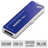 A-DATA C003 32 GB USB 2.0 Flash Drive AC00332GRBL (Blue)