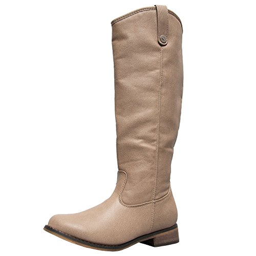 Breckelles Rider-18 Womens Classic Knee High Riding Boots
