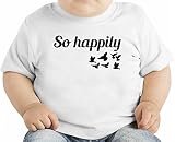 So Hapily Slogan オーガニックベビーTシャツ 12 - 18 Months