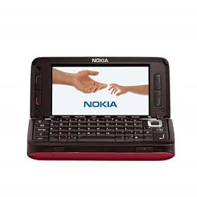 Nokia E90 Communicator Unlocked Smartphone with 3.2 MP Camera, 3G, Wi-Fi, GPS, Media Player, MicroSD Slot--US Version with Warranty (Red)