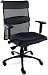 Alera EO42ME1040B Eon Series Mid-Back Swivel/Tilt Chair with T-Arms, Black/Gray Mesh