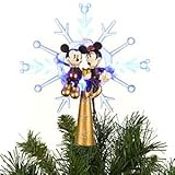 Disney Classic Mickey and Minnie Holiday Tree Topper