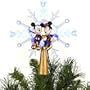 Disney Classic Mickey and Minnie Holiday Tree Topper