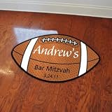 Bar Mitzvah Football Themed Custom Banner
