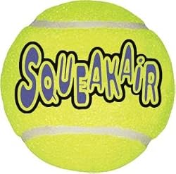 KONG Air Dog Squeakair Tennis Ball Bulk Dog Toy, Medium, Yellow