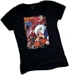 Manga Cover Downhill -- Speed Racer Crop Sleeve Fitted Juniors T-Shirt