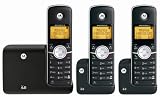 Motorola DECT 6.0 Cordless Phone with 3 Handsets (L303)