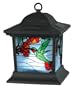 Moonrays 91613 Solar Powered Stained Glass Hummingbird Lighting Fixture