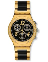 Swatch Dreamnight Yellow Chronograph Ladies Watch YCG405G