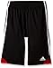 adidas Boys' Big 3G Speed Short, Black/Light Scarlet, Small