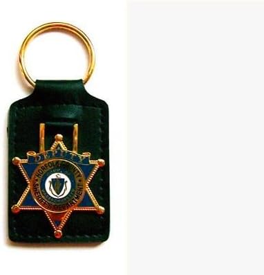 Massachusetts Norfolk County Deputy Sheriff Key Chain Gold
