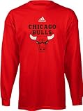 adidas Chicago Bulls Red Youth True Long Sleeve T-shirt