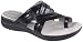 Women's Bare Traps, Jemmie strapp leather thong Sandals BLACK 8 M