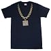 Run-D.M.C. - GOLD CHAIN - Licensed Black Cotton T-Shirt