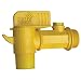 Vestil JDFT-6PKG Plastic Manual Handle Jumbo Drum Faucet, Fits 2" Drum Openings, Pack of 6