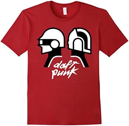 Men's Daft Punk Retro t-shirt Medium Cranberry