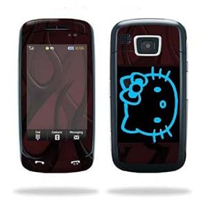 Cell Phone HELLO KITTY BLUE Vinyl Sticker/Decal (1.25" X 2.5" Graphic fits most cell phones)