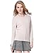 MIUK 2017 New Women's 100% Cashmere Cardigan Basic Slim Crewneck Sweater
