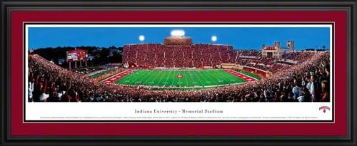 Indiana Hoosiers - Memorial Stadium - Framed Poster Print
