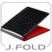 J.Fold Wallets - Men's Wallet - J. Fold Loungemaster - Color: (Black w/ Red Pebble Interior)