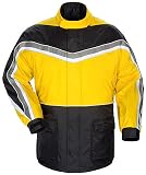 Tourmaster Elite Series II Mens Motorcycle Rain Jacket Yellow XL
