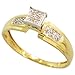 14k Gold Ladies' Diamond Ring w/ 0.12 Carat