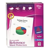 Avery Top Loading Non-Glare Poly Sheet Protectors 100 Count (74102)