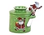Butter Bell Santa Crock with Matching Spreader and Holder