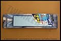 Broadway Mirror Blue with Blue Border 240mm Flat Rear View Mirror