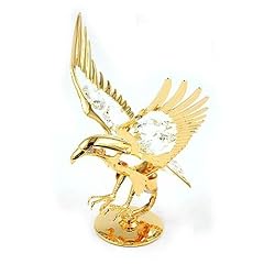 GAL Adler gold plattiert Swarovski Steine