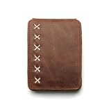 PRIE RAWHIDE Brown Leather with Cross Stitch iPod Nano 3G