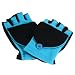 Ski Winter Flip Mitten Fingerless Gloves Glomitt Turquoise Blue
