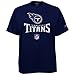 Reebok Tennessee Titans Navy Blue Sideline Word Mark T-shirt