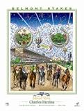 137Th Belmont Stakes by Charles Fazzino. Art Print Poster 18 inches width by 24 inches height. Highest Quality Art Poster Print