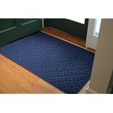 4' x 6' Navy Ellipse Waterhog Doormat (Navy) (.5H x 48W x 72D) by 